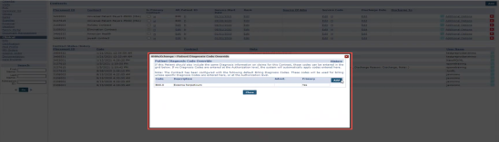 Billing Diagnosis Codes on the Patient Contract Level